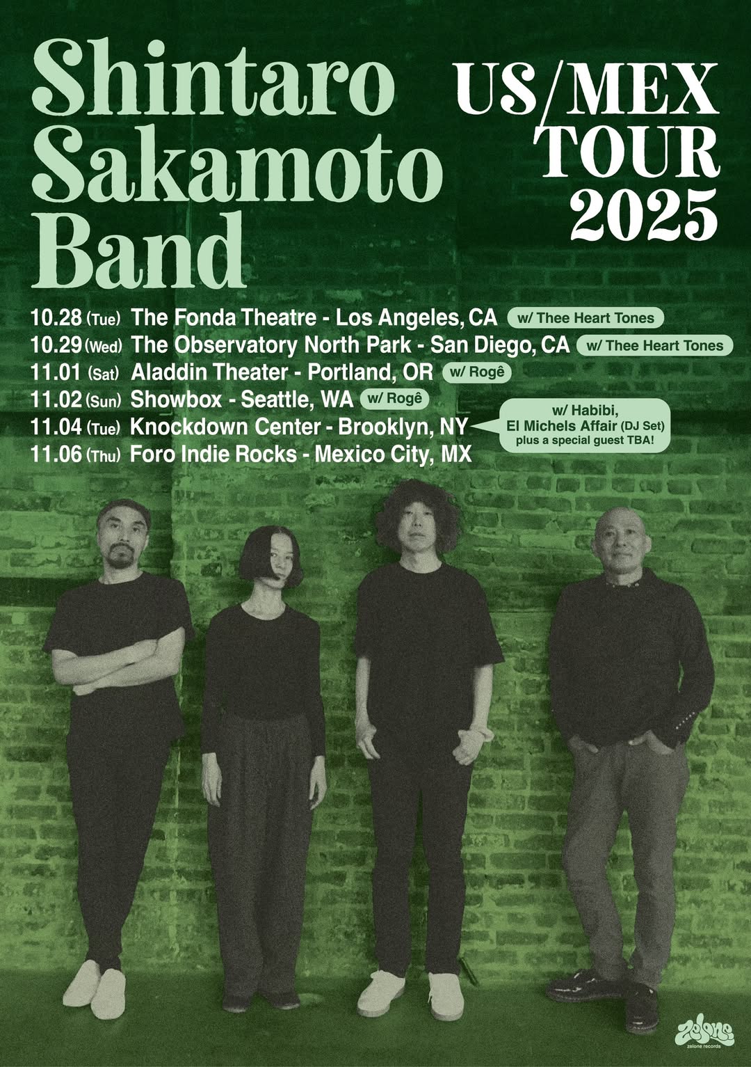 Shintaro Sakamoto Tour Poster